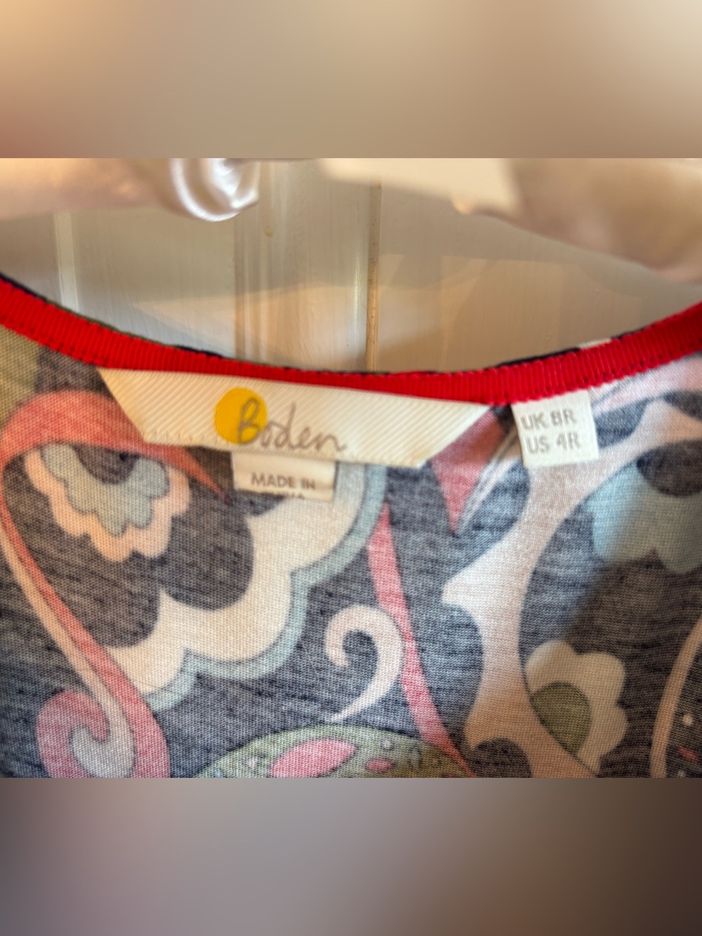 Boden paisley dress size 4 - Picture 7 of 8